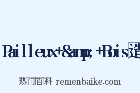 Pailleux+&amp;+Bois造句是什么意思的图片